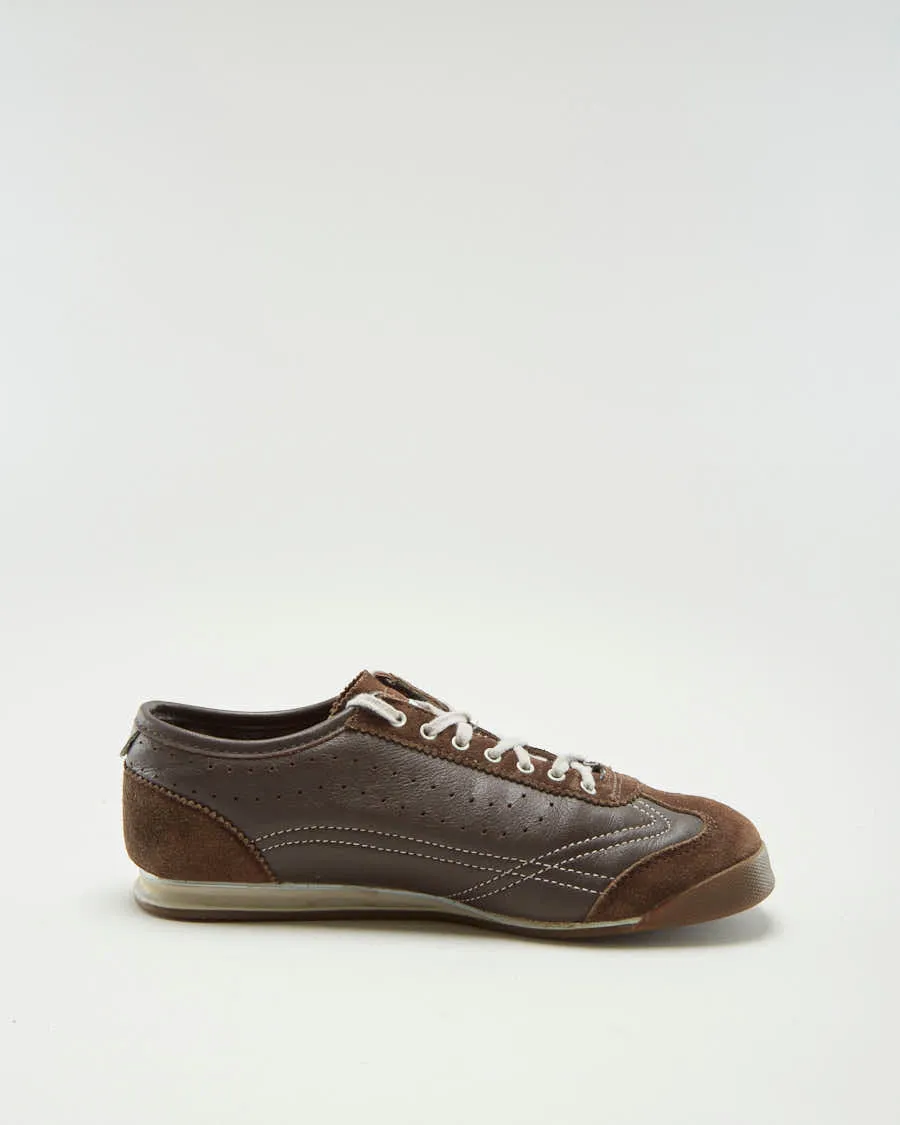 00s Vans Samone Brown Trainers - UK 5