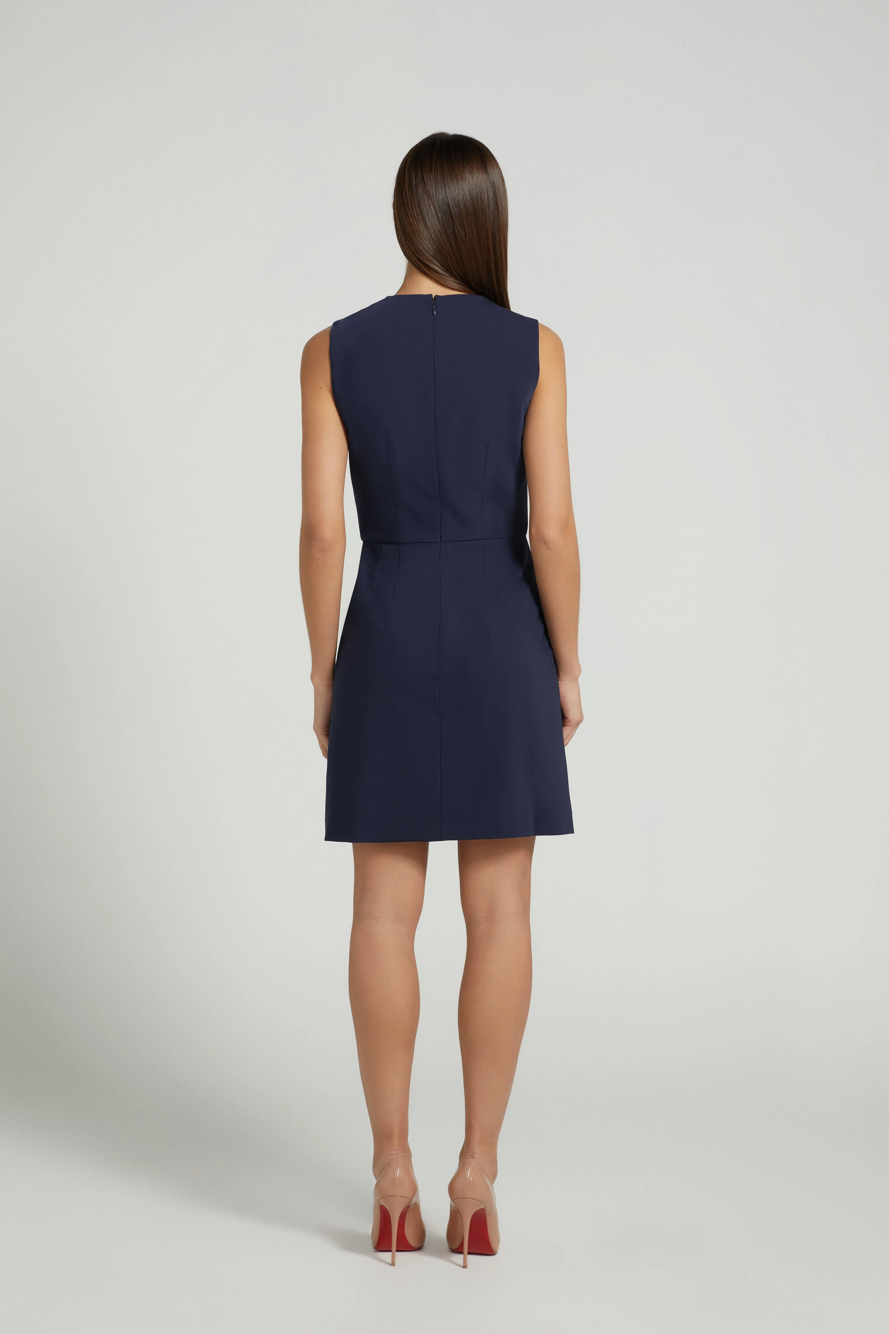 A-LINE DRESS NAVY