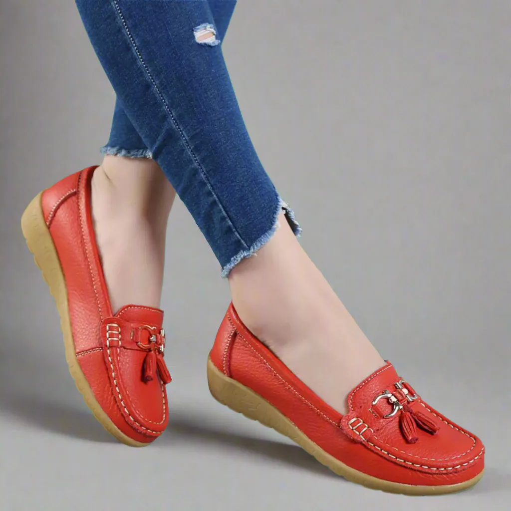 Adeltraut | Artisan-Made Cozy Leather Moccasins