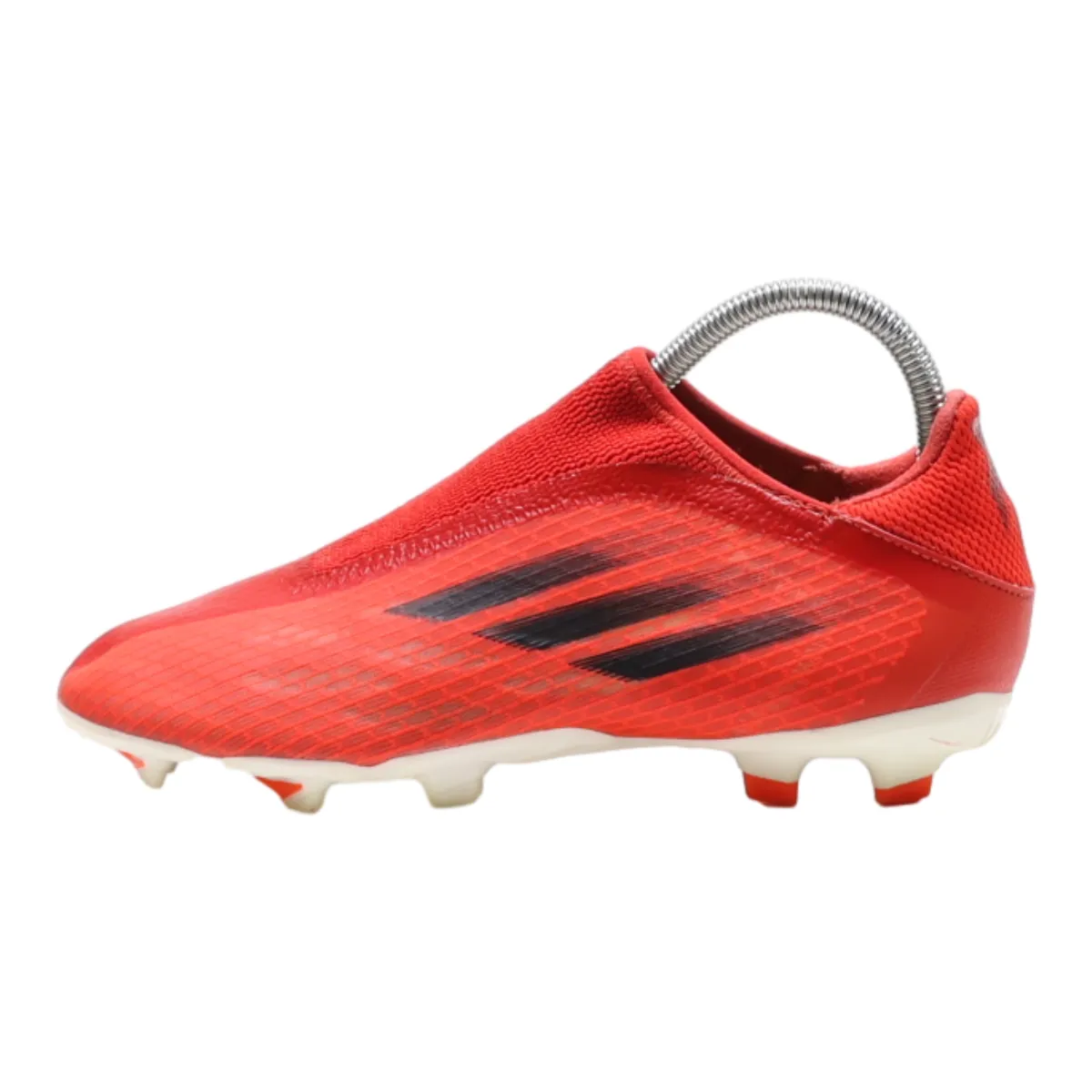ADIDAS Low Top Trainers Red Synthetic Mens UK 5