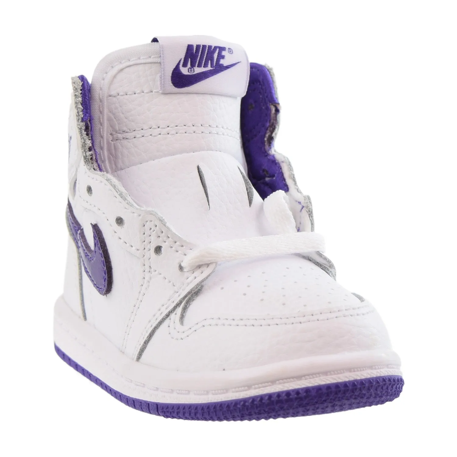 Air Jordan 1 Retro High OG (TD) Toddlers Shoes Court Purple