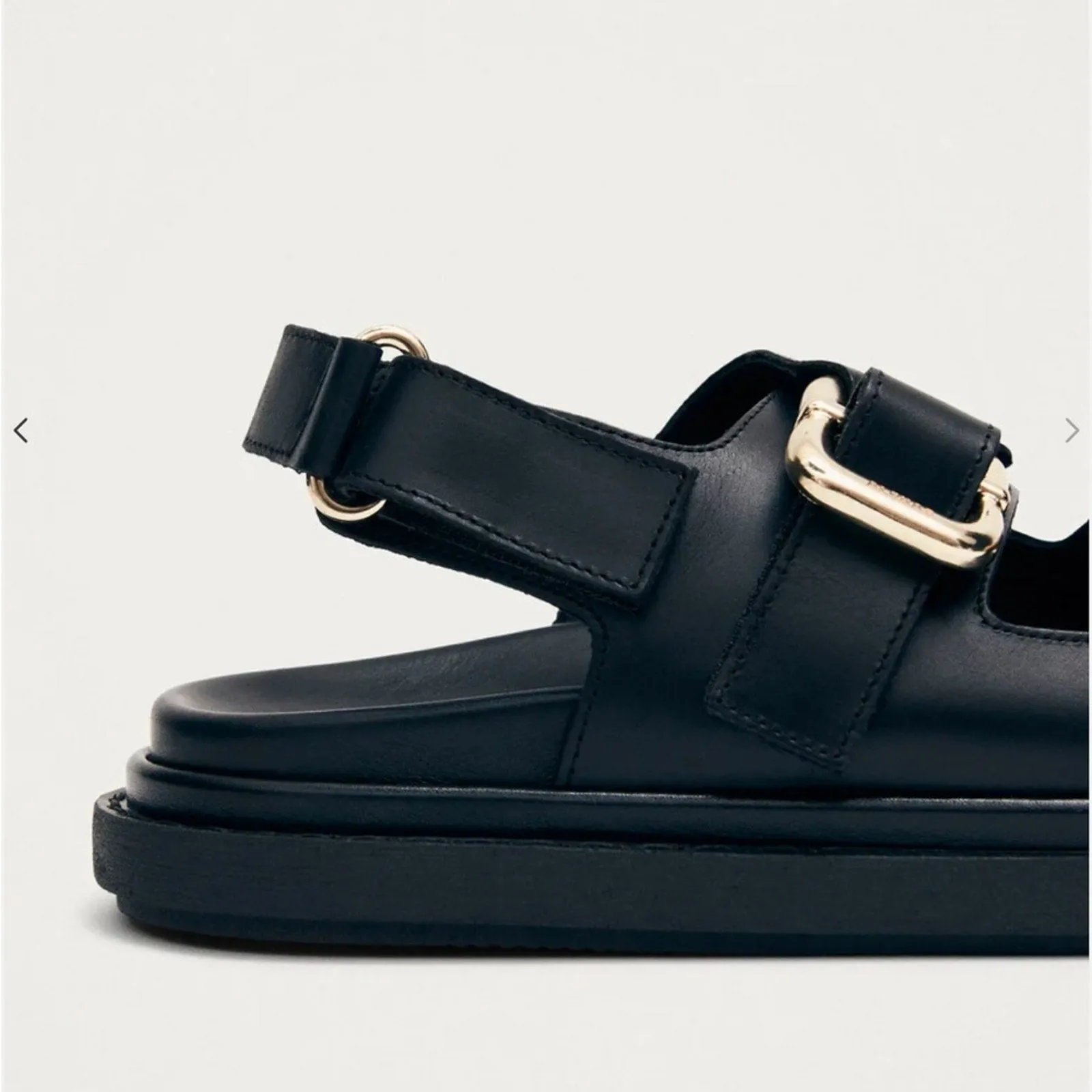 Alohas Harper Leather Chunky Buckle Sandals (W11) - (W11.5)