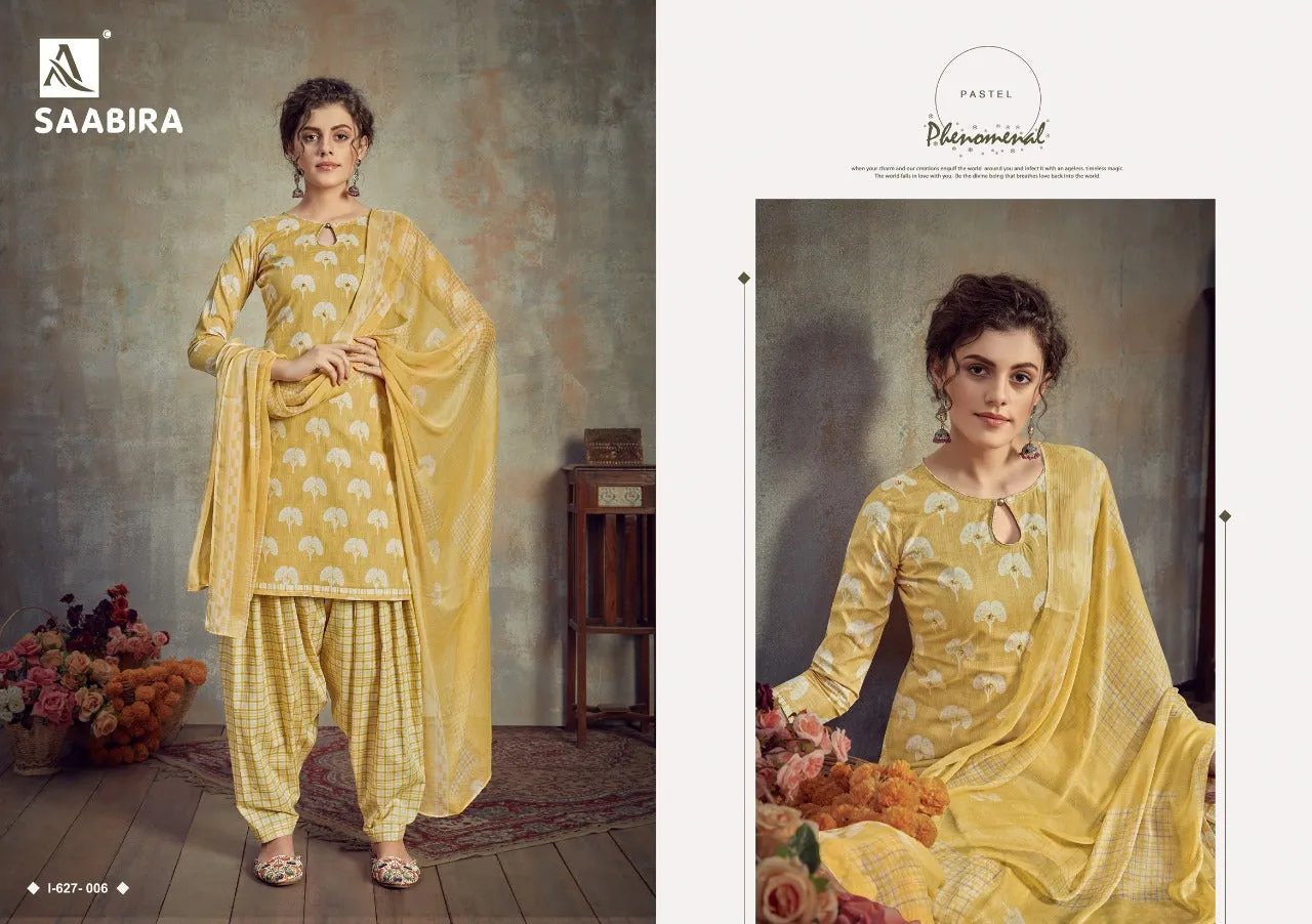 Alok Suits Presents Saabira Cotton Casual Daily Wear Salwar Suits