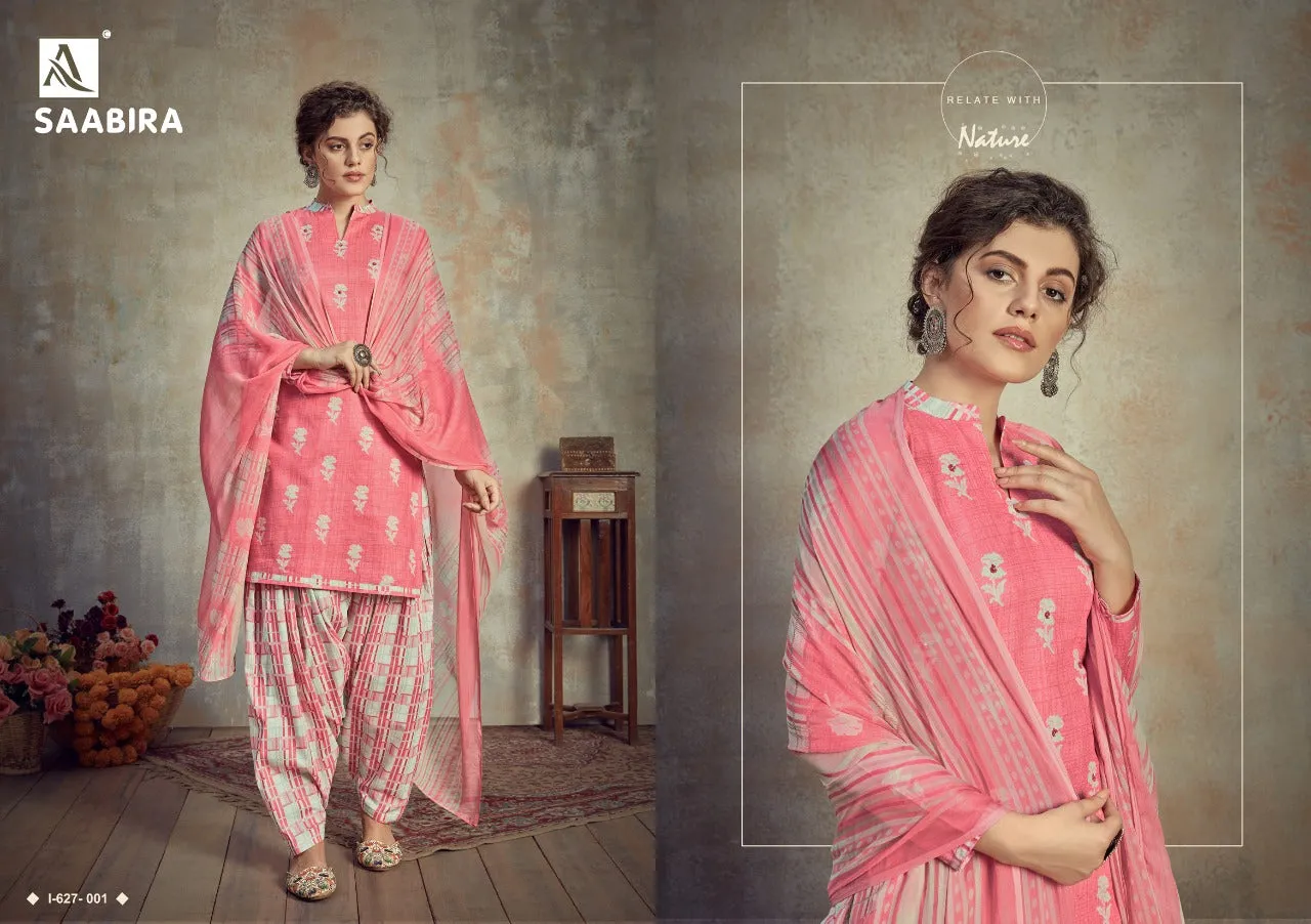 Alok Suits Presents Saabira Cotton Casual Daily Wear Salwar Suits