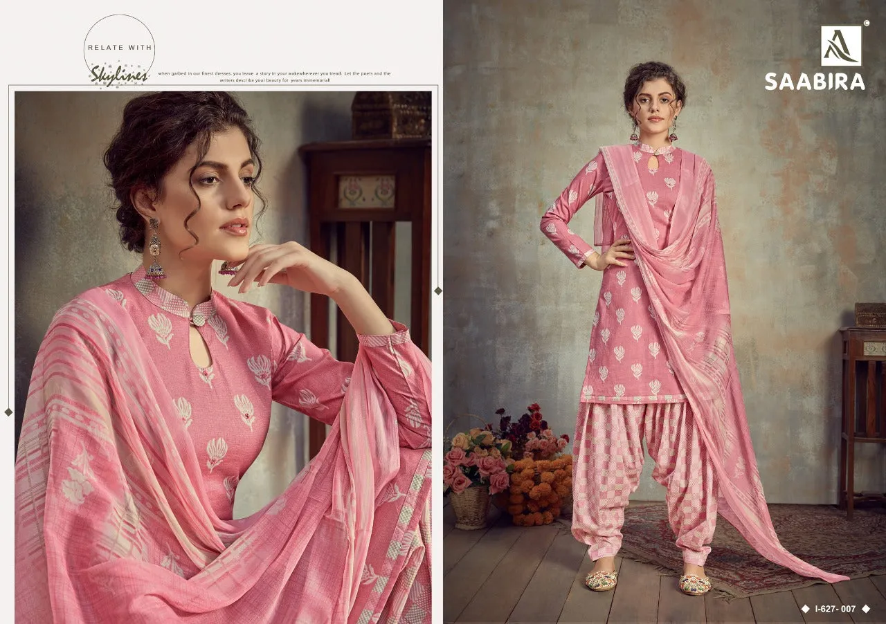 Alok Suits Presents Saabira Cotton Casual Daily Wear Salwar Suits