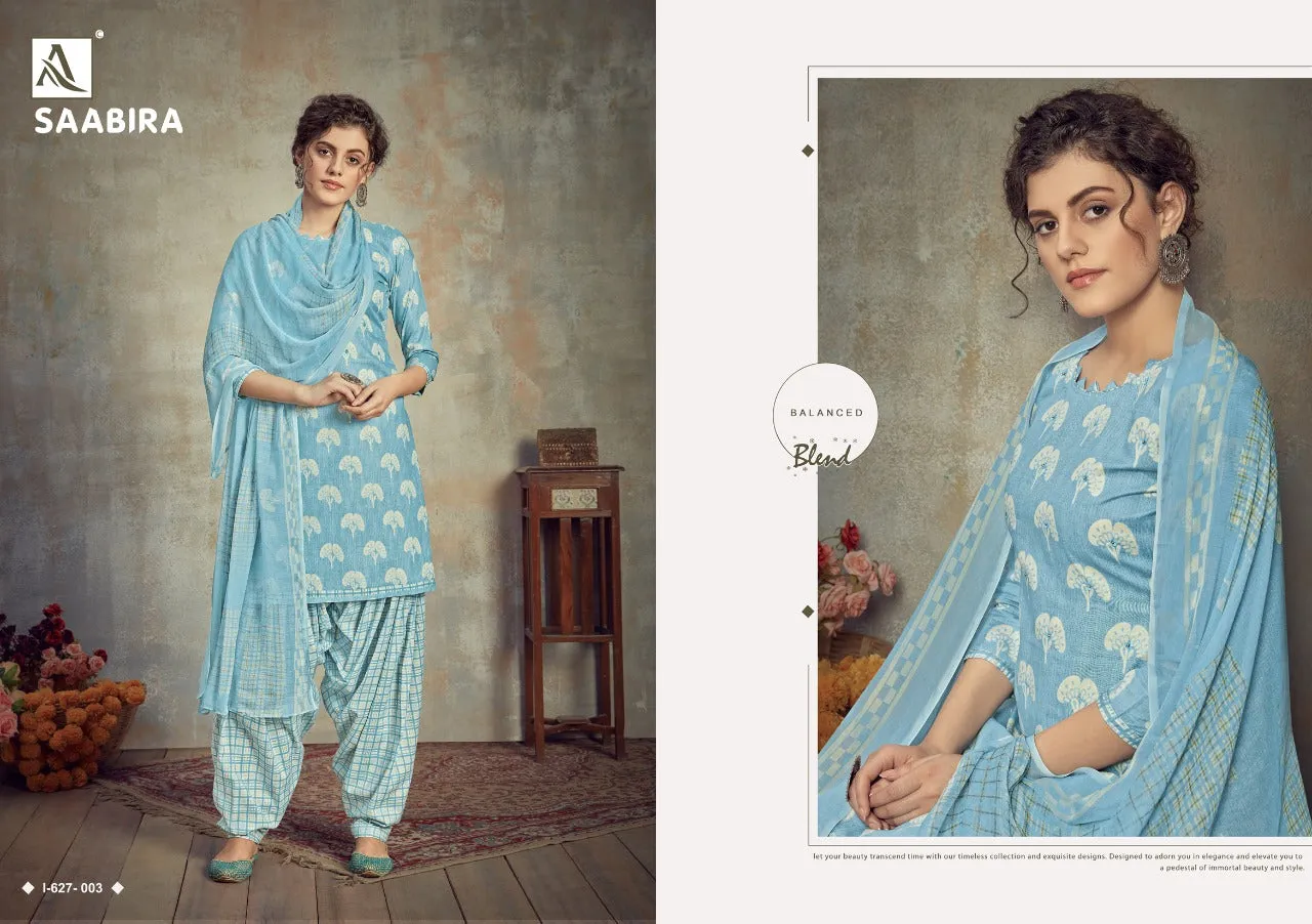 Alok Suits Presents Saabira Cotton Casual Daily Wear Salwar Suits