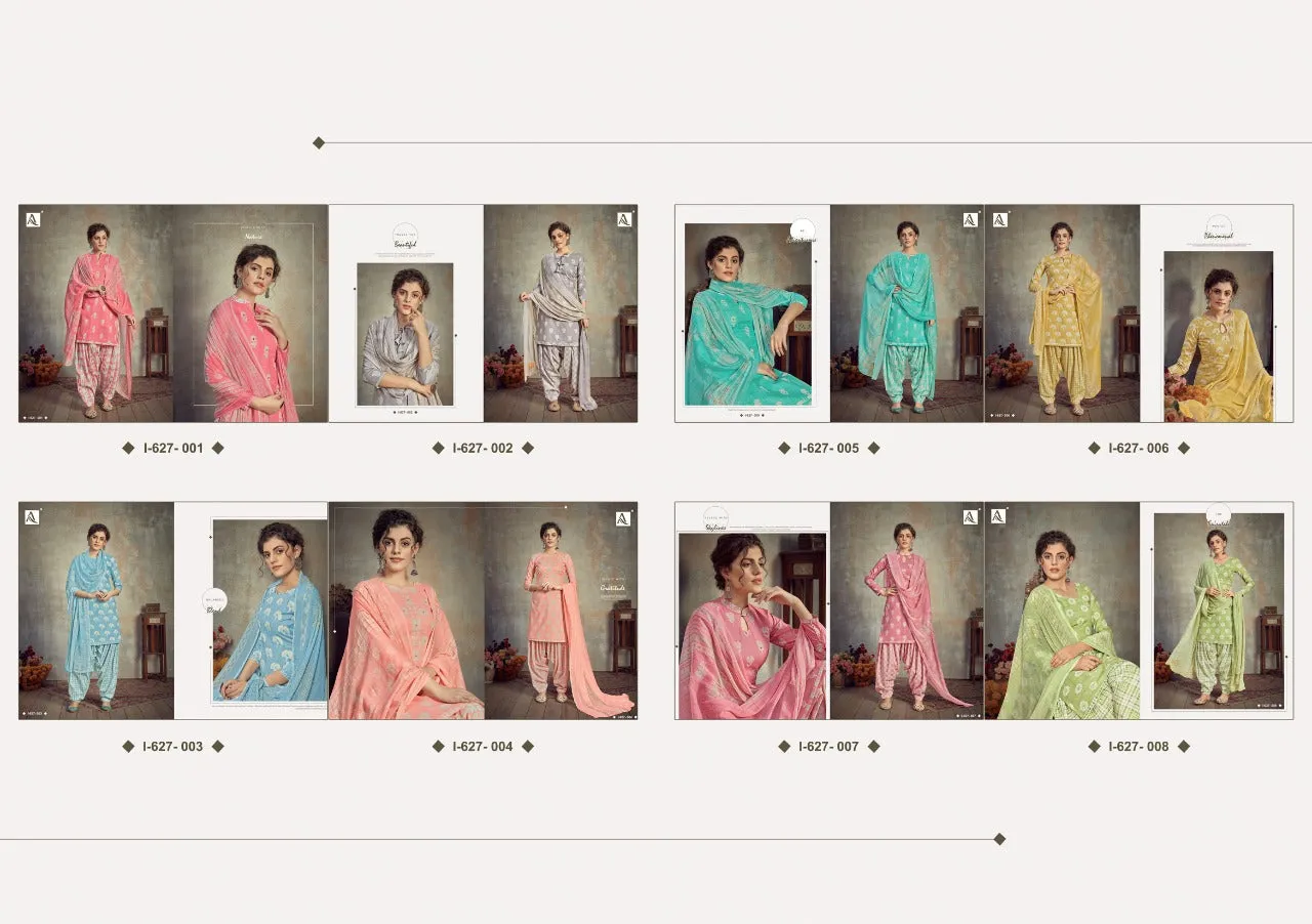 Alok Suits Presents Saabira Cotton Casual Daily Wear Salwar Suits