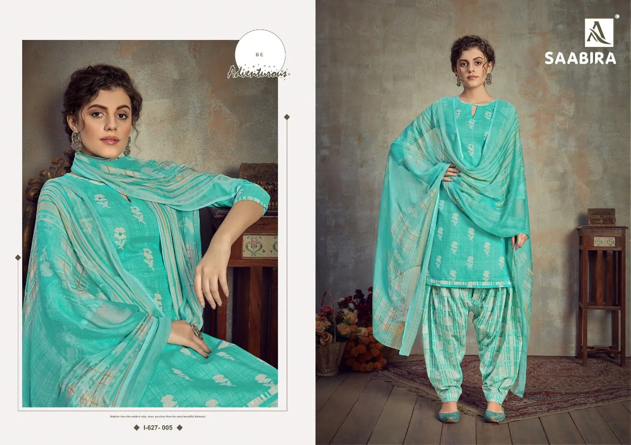 Alok Suits Presents Saabira Cotton Casual Daily Wear Salwar Suits