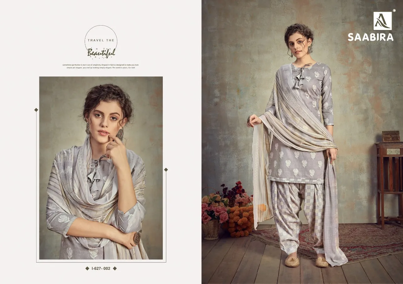 Alok Suits Presents Saabira Cotton Casual Daily Wear Salwar Suits