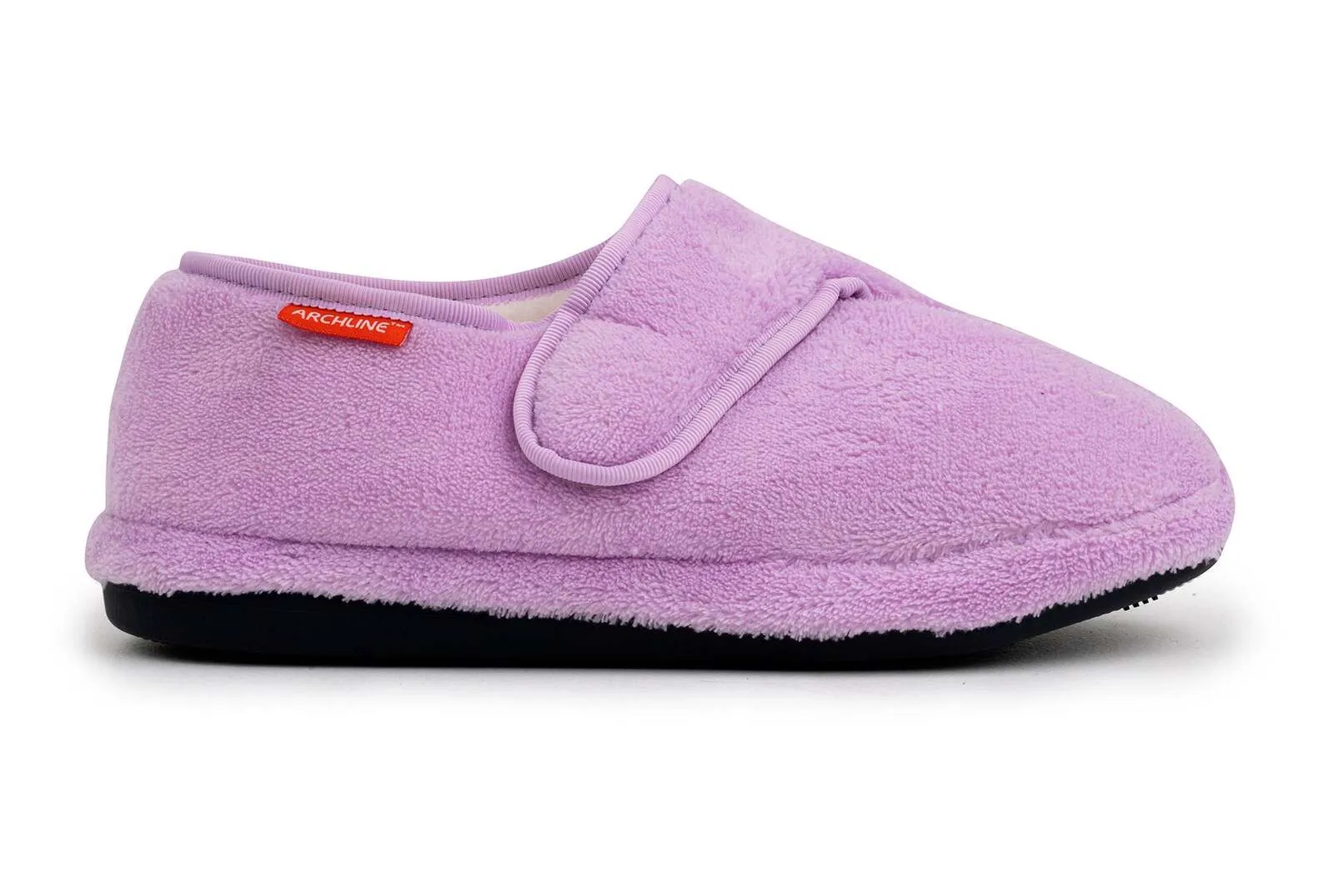 ARCHLINE Orthotic Plus Slippers Closed Scuffs Pain Relief Moccasins - Lilac - EU 36