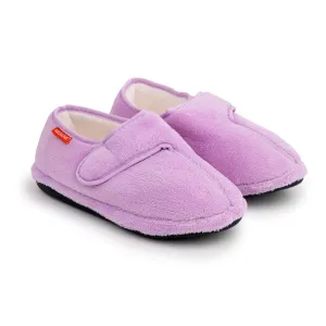 ARCHLINE Orthotic Plus Slippers Closed Scuffs Pain Relief Moccasins - Lilac - EU 36