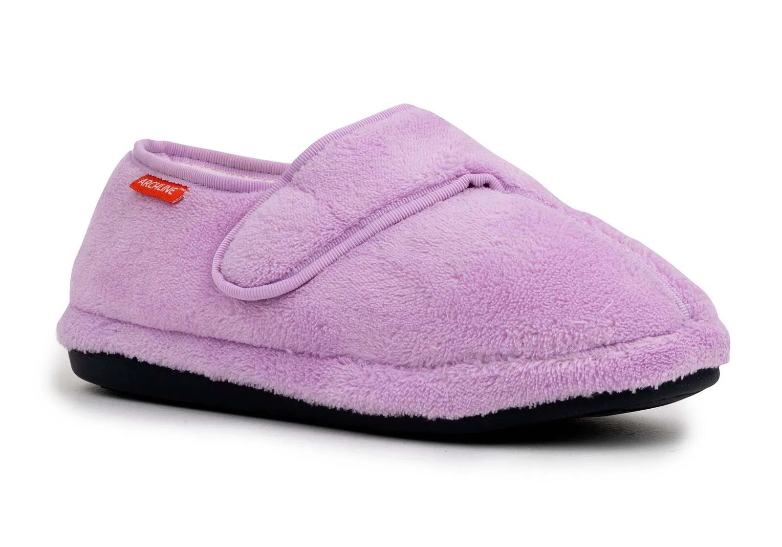 ARCHLINE Orthotic Plus Slippers Closed Scuffs Pain Relief Moccasins - Lilac - EU 36