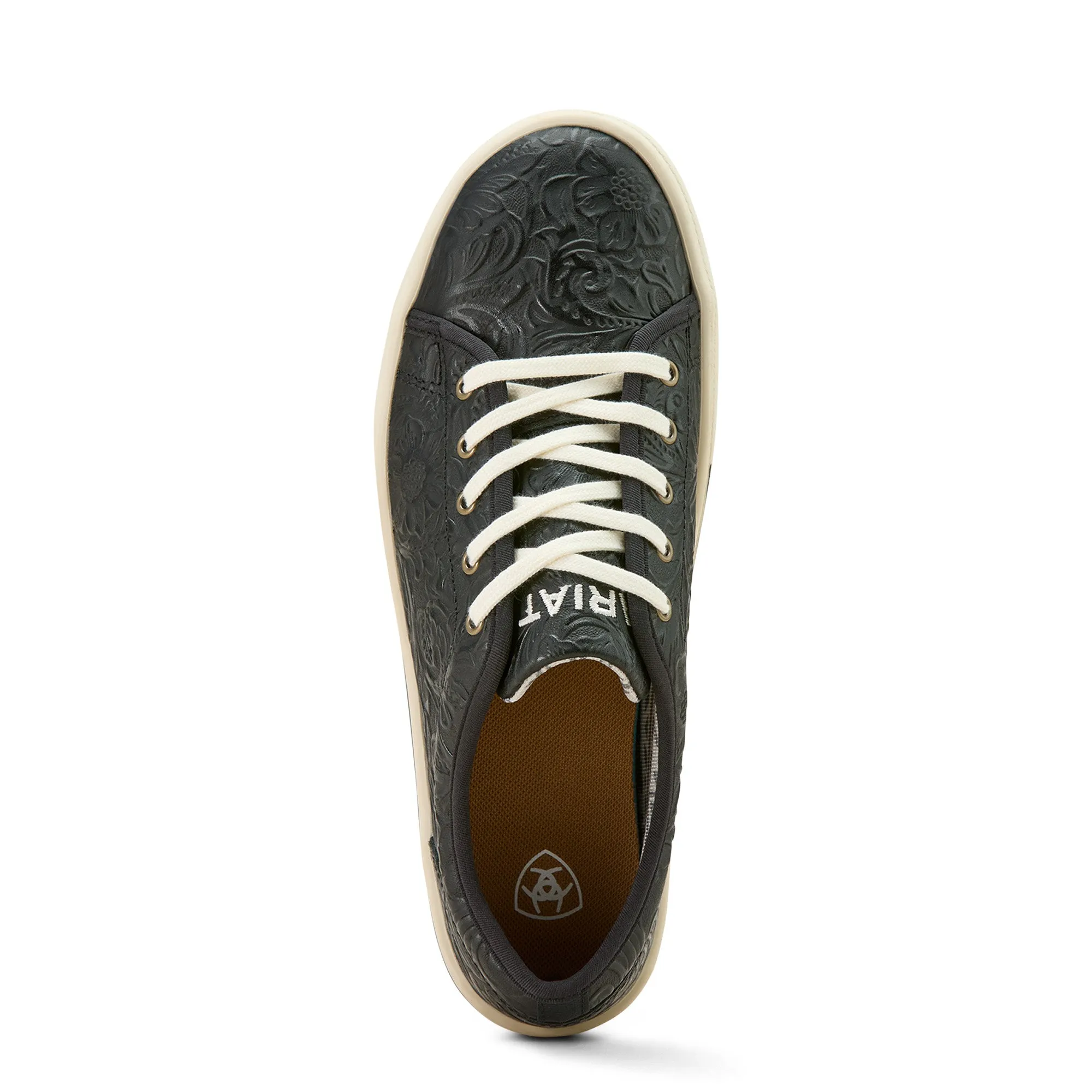 Ariat Skylar Black Floral Embossed Shoe