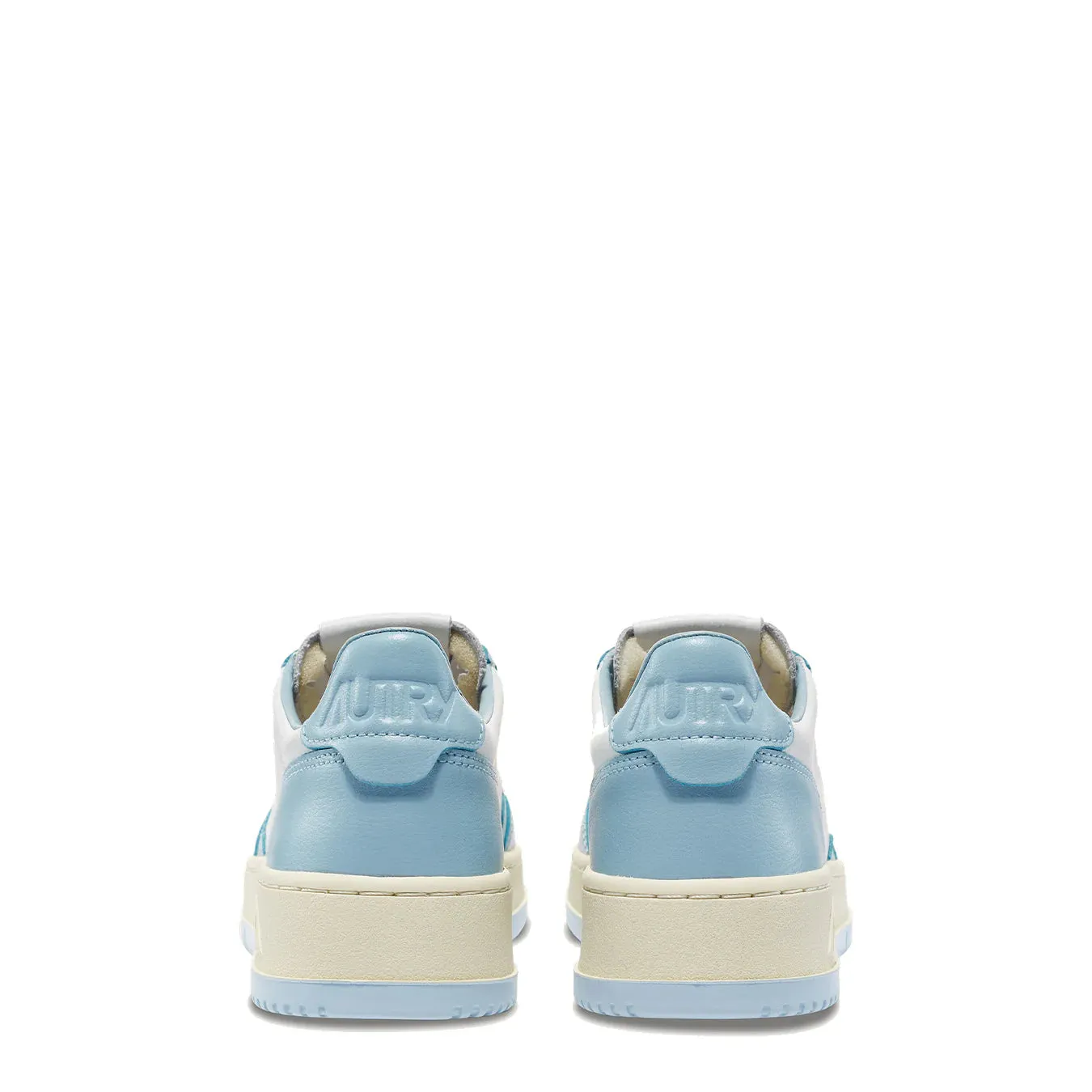 Autry Womens Medalist Low Trainer Leather / Leather - White /Blue