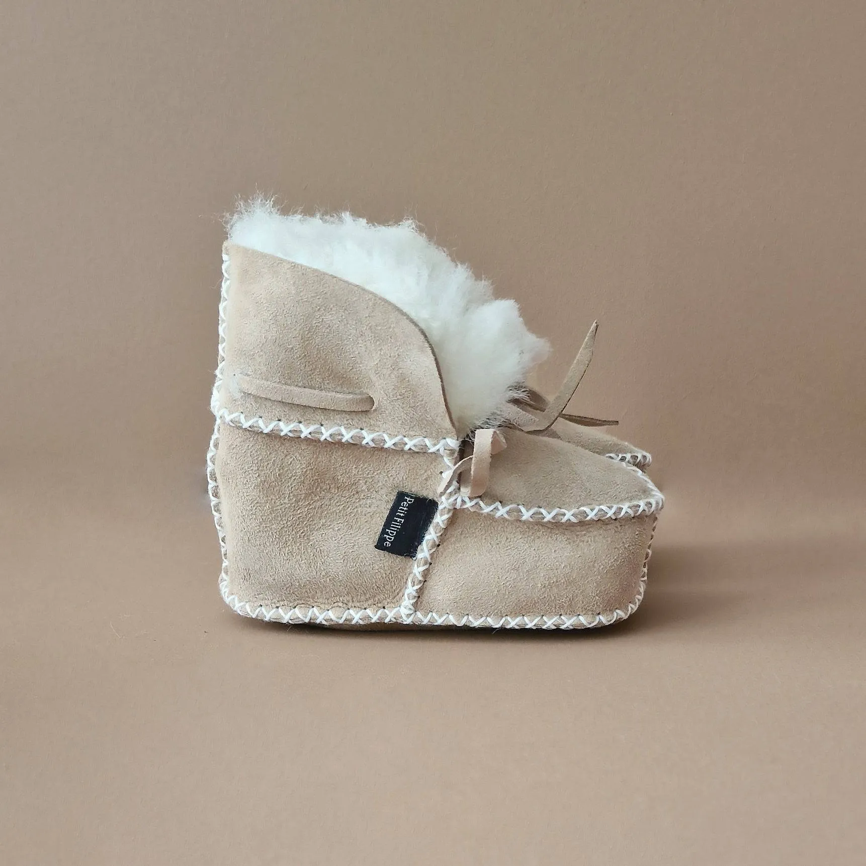 Baby - Lammy Booties - Light Beige