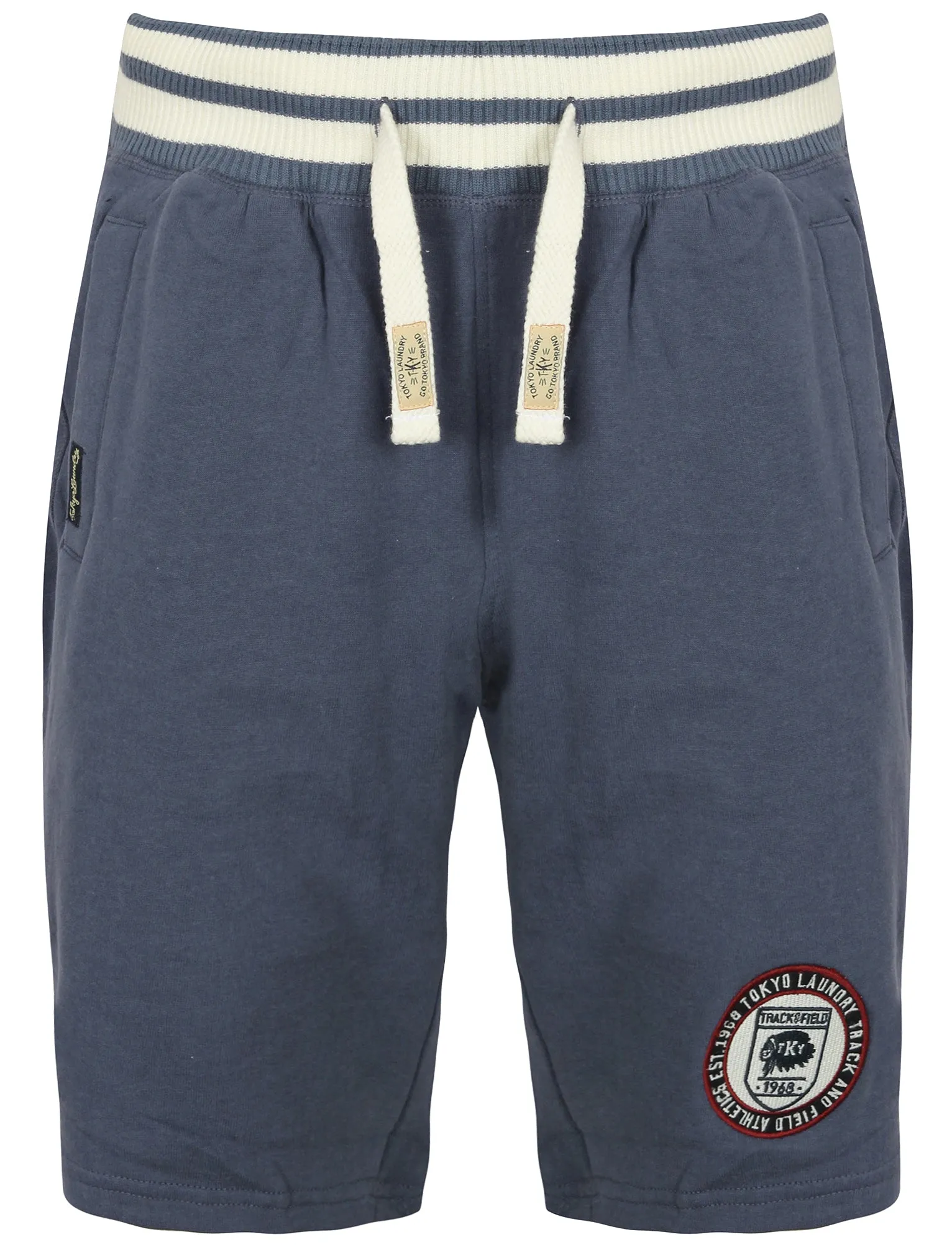 Belcarra Point Jogger Shorts in Vintage Indigo - Tokyo Laundry