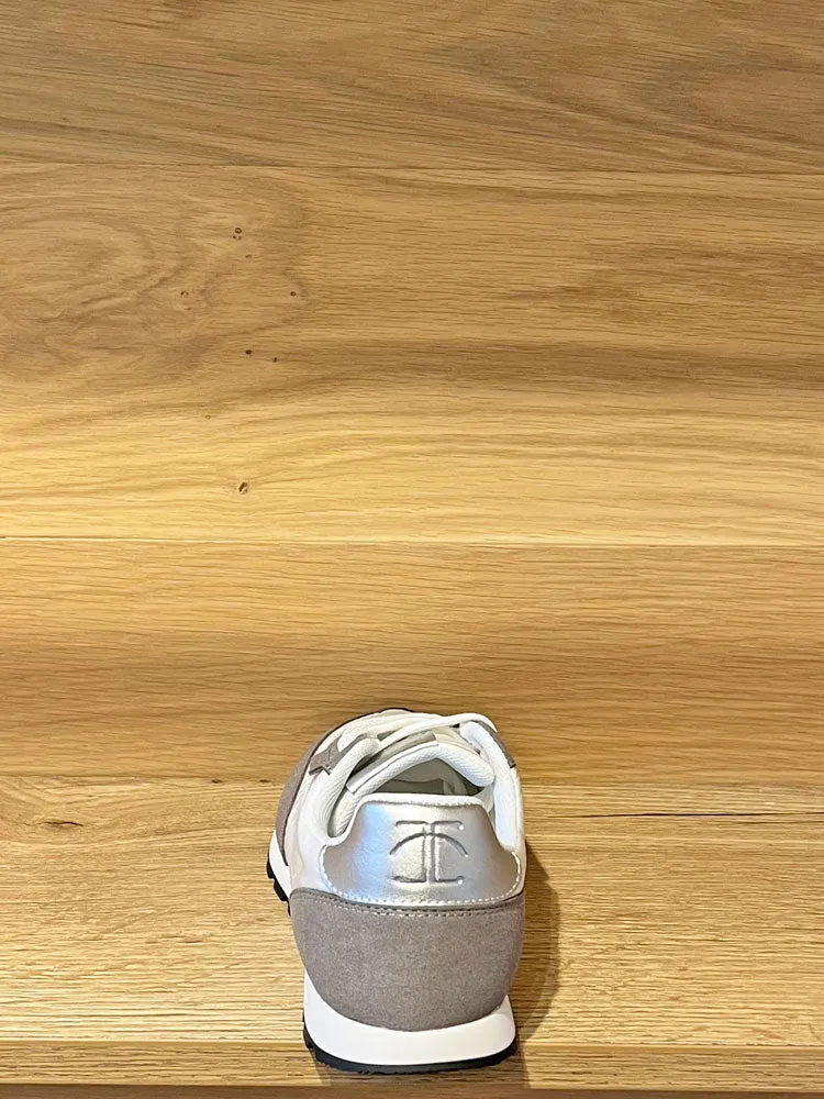 Candice Cooper Plume Trainers Grey & White