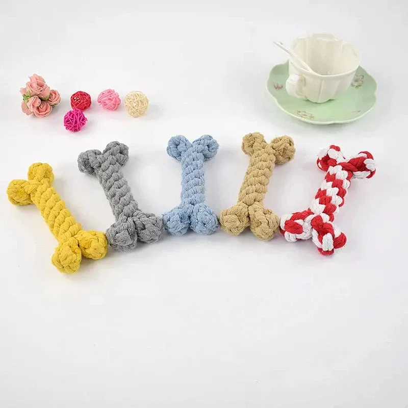 Carrot Knot Durable Rope Chew Toy for Dogs