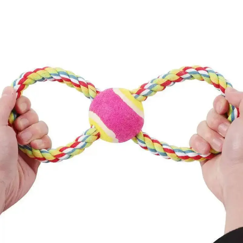 Carrot Knot Durable Rope Chew Toy for Dogs