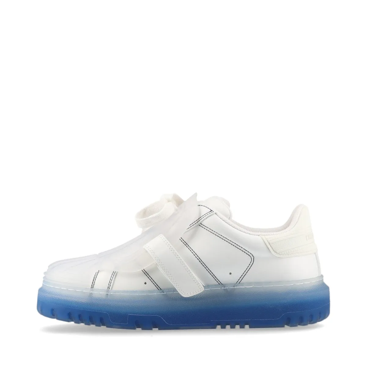 Chris Chandior DIOR-ID Leather  Laver Trainers 36.5  Blue × White Rement Rope  Bag