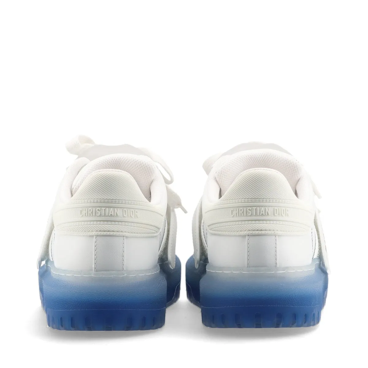 Chris Chandior DIOR-ID Leather  Laver Trainers 36.5  Blue × White Rement Rope  Bag