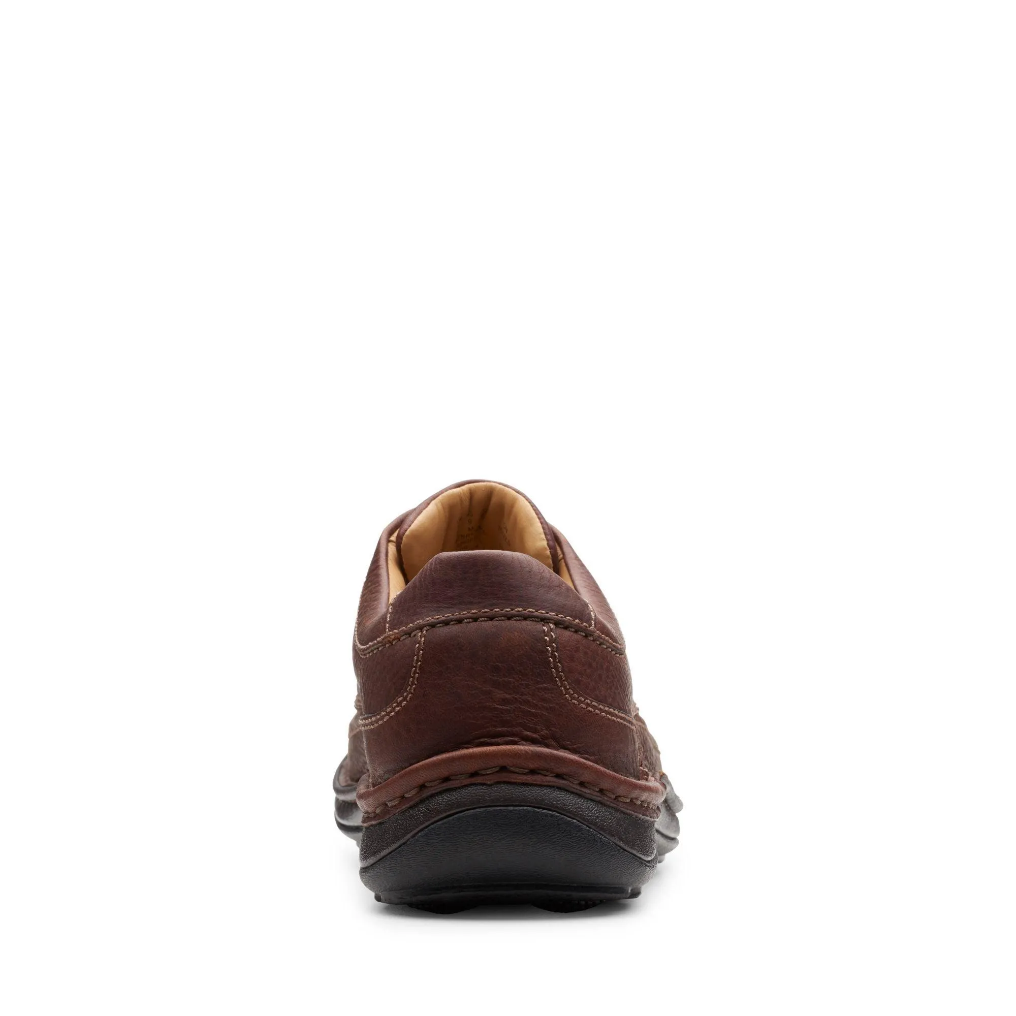 Clarks Mens Shoe Nature Three Mahogany Leather