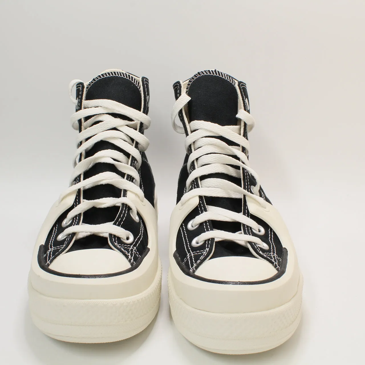 Converse Chuck Taylor All Star Construct Black Vintage White Egret