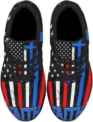 Cross Shoes Men Women Running Sneakers Comfortable Sport Walking Tennis Shoes for Faith Lover