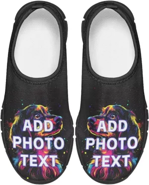 Custom Shoes Kids Slip On Sneakers Personalized Gift Boys Gym Shoes