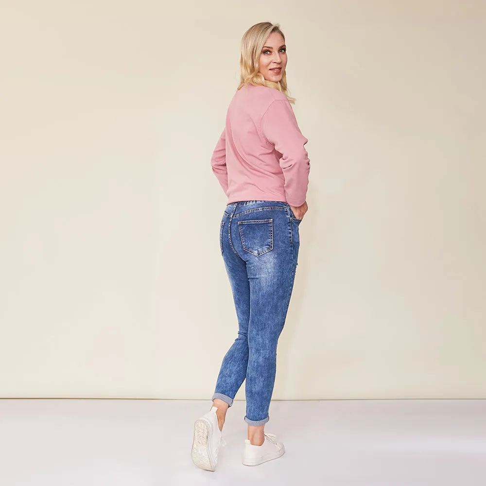 Dana Vintage Jeggings (Blue)