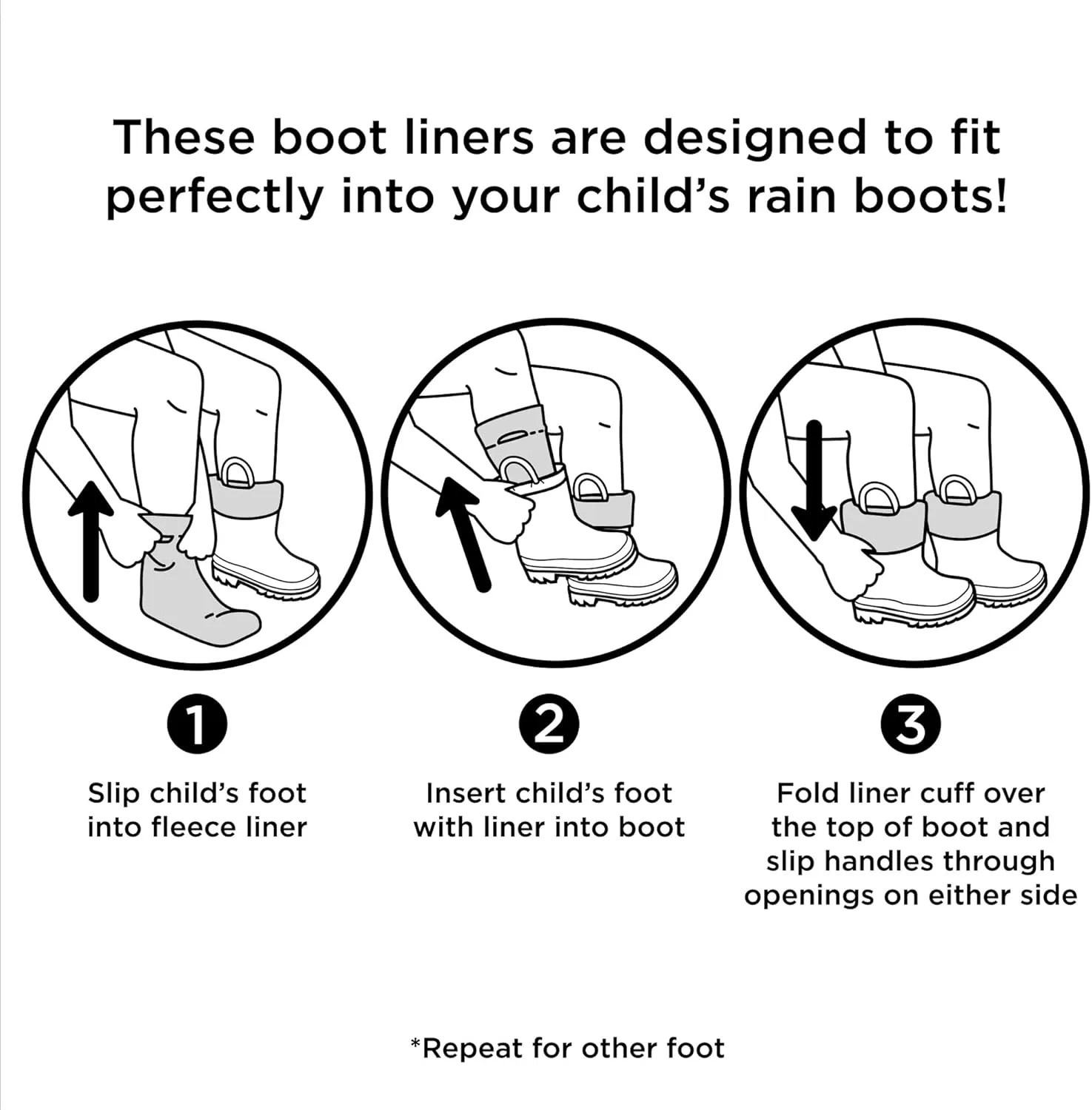 DC Comics Boy's Batman Kids Rain Boots with Soft Removable Liner Snow