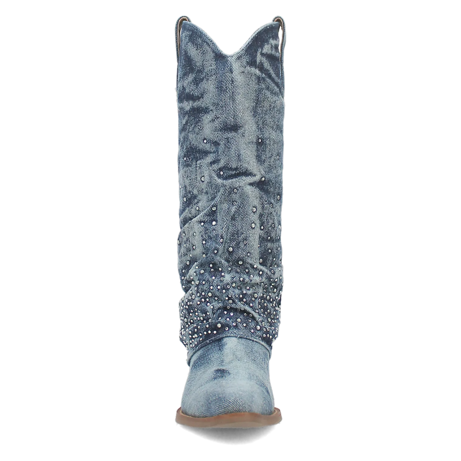 Eye Candy Denim & Rhinestone Boot (DS) ~ BACKORDER OCTOBER 2024