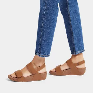 Fitflop Fv8-592 LULU ADJUSTABLE LEATHER BACK-STRAP SANDALS