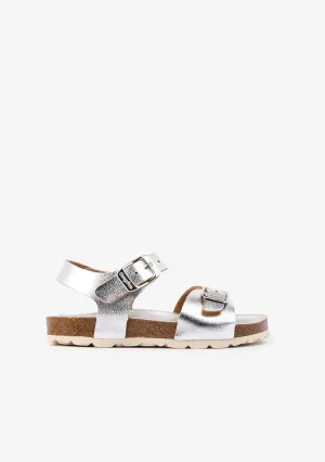 Girl's Silver Bio Sandals