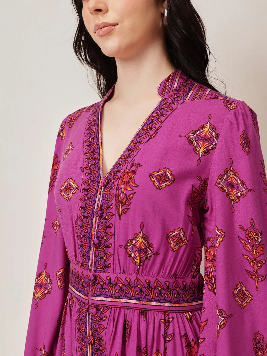 Jaipur Floral Midi Dress
