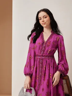 Jaipur Floral Midi Dress