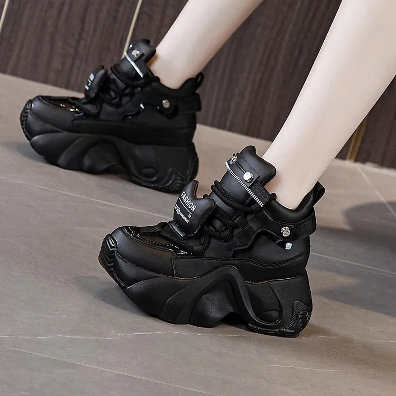 Joskaa 2024 New Platform Sneakers Black