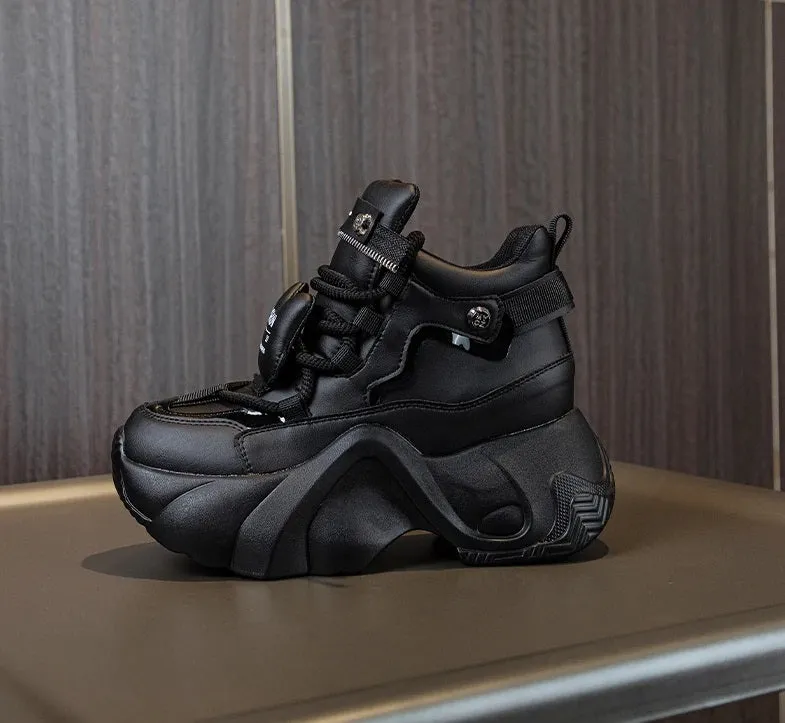 Joskaa 2024 New Platform Sneakers Black