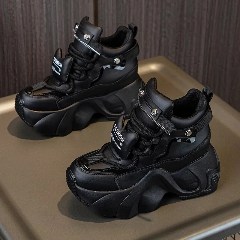 Joskaa 2024 New Platform Sneakers Black