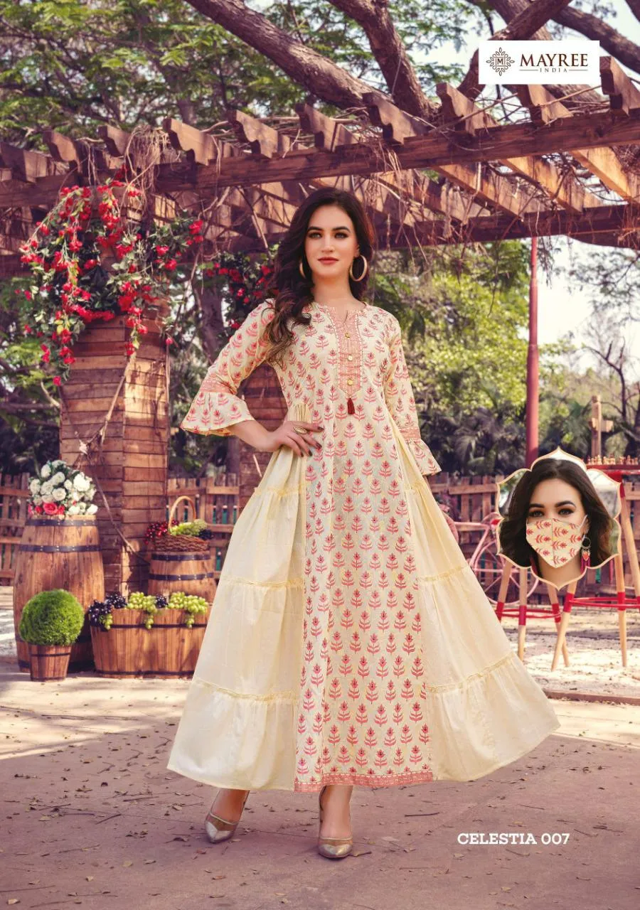 Kiana House Of Fashion Celestia Casual Cotton Daily Wear Kurti Collections