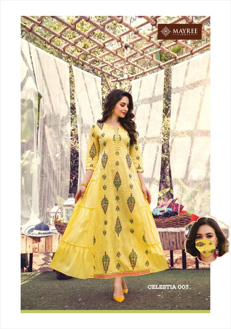 Kiana House Of Fashion Celestia Casual Cotton Daily Wear Kurti Collections