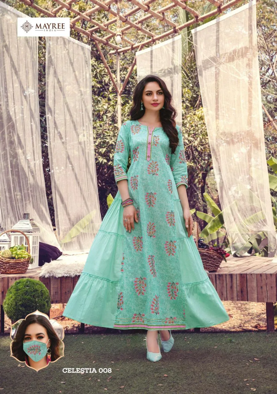 Kiana House Of Fashion Celestia Casual Cotton Daily Wear Kurti Collections