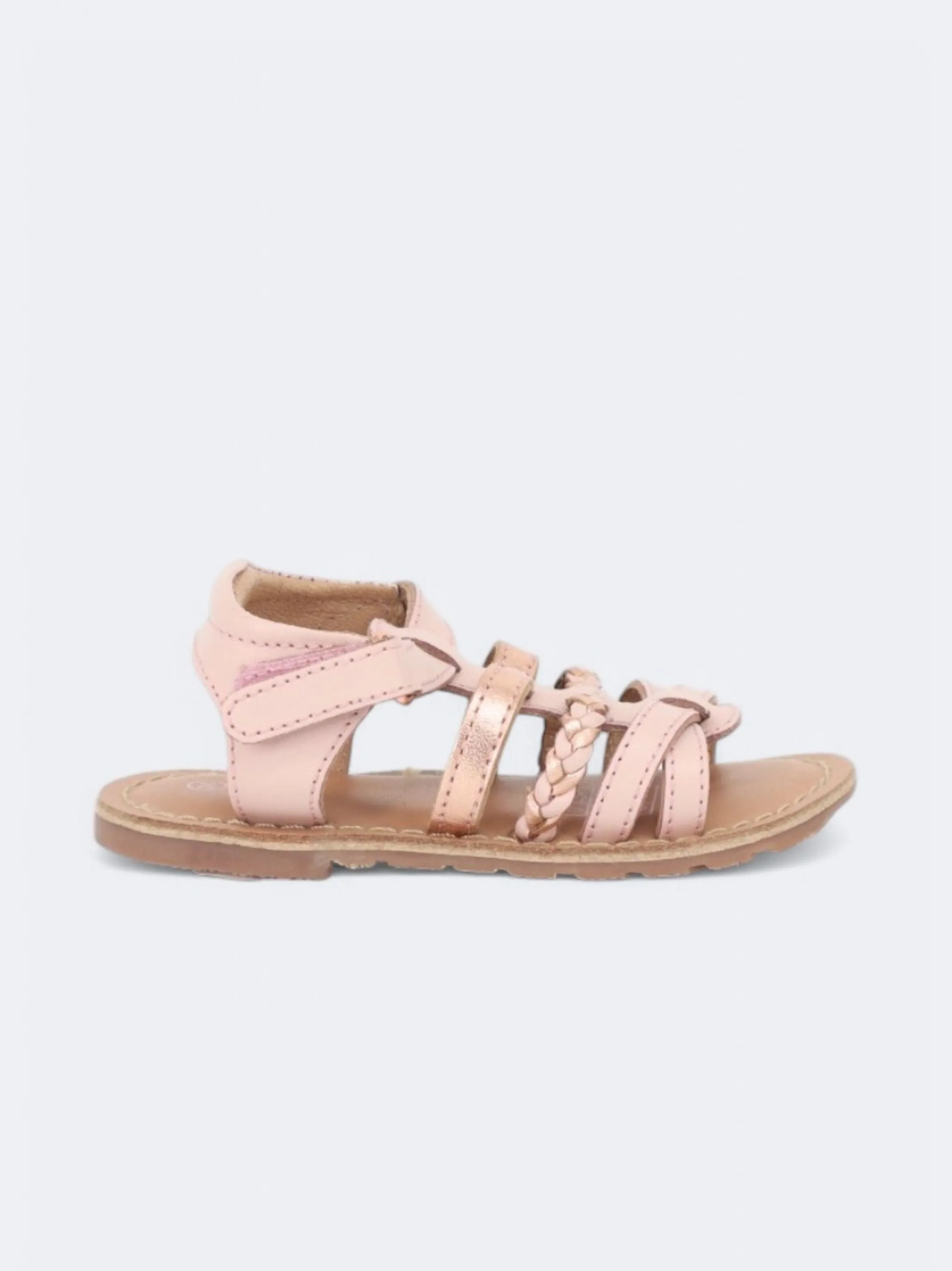 Kids Girl's Textured Sandals,Light Pink