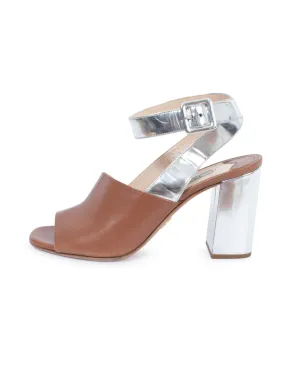 Leather Heel Sandals