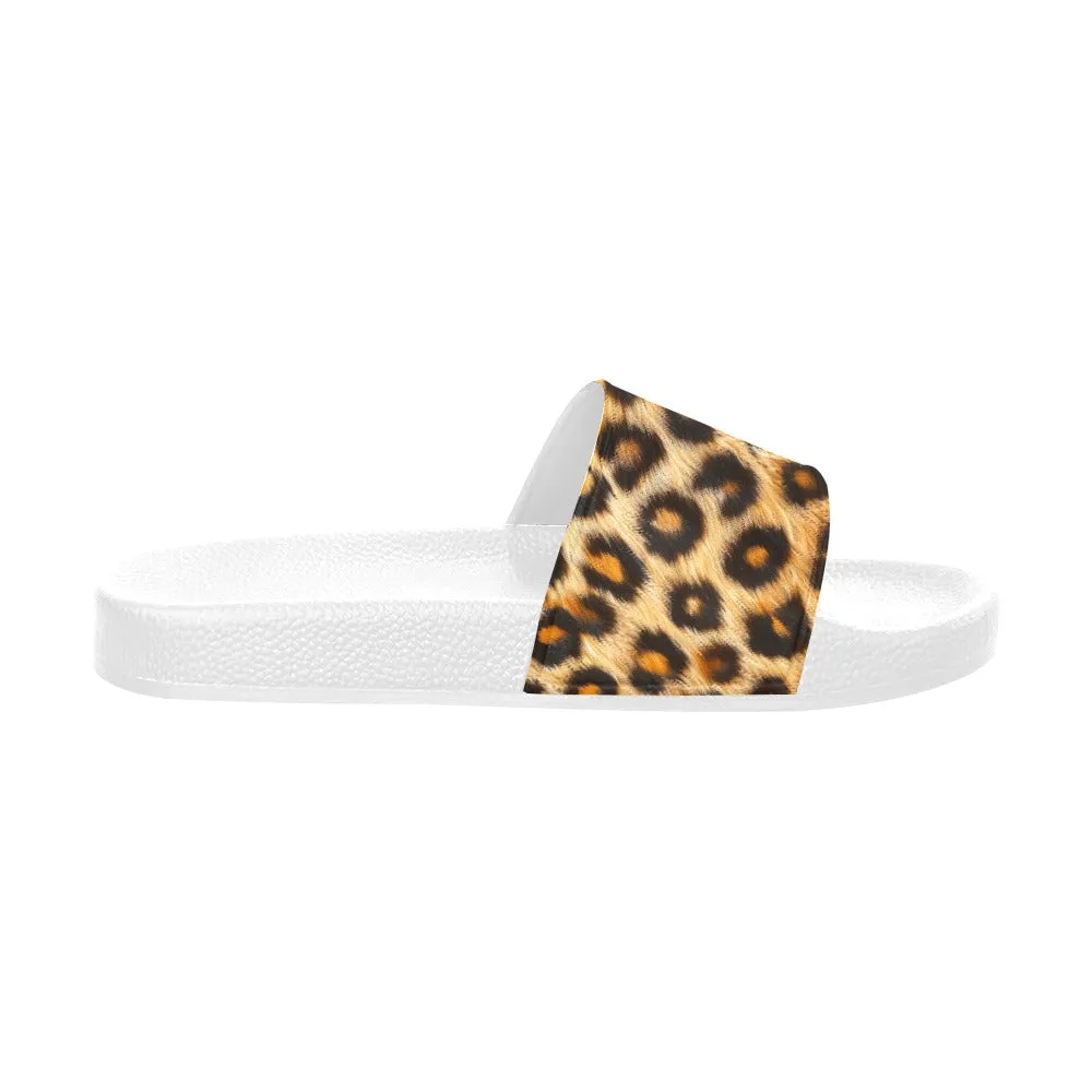 Leopard Print Slides - Classic and Pink