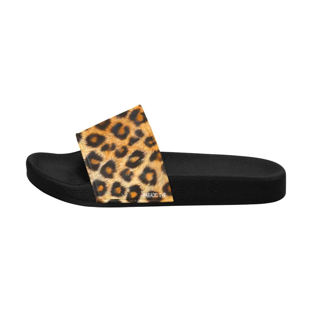 Leopard Print Slides - Classic and Pink