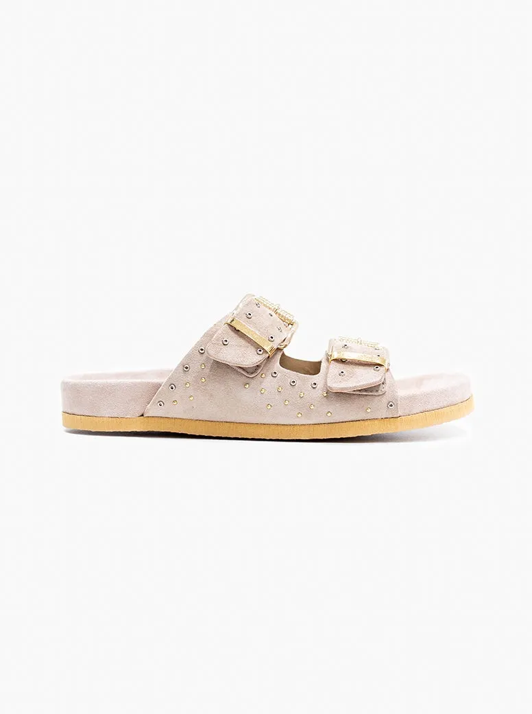Lexi taupe suede