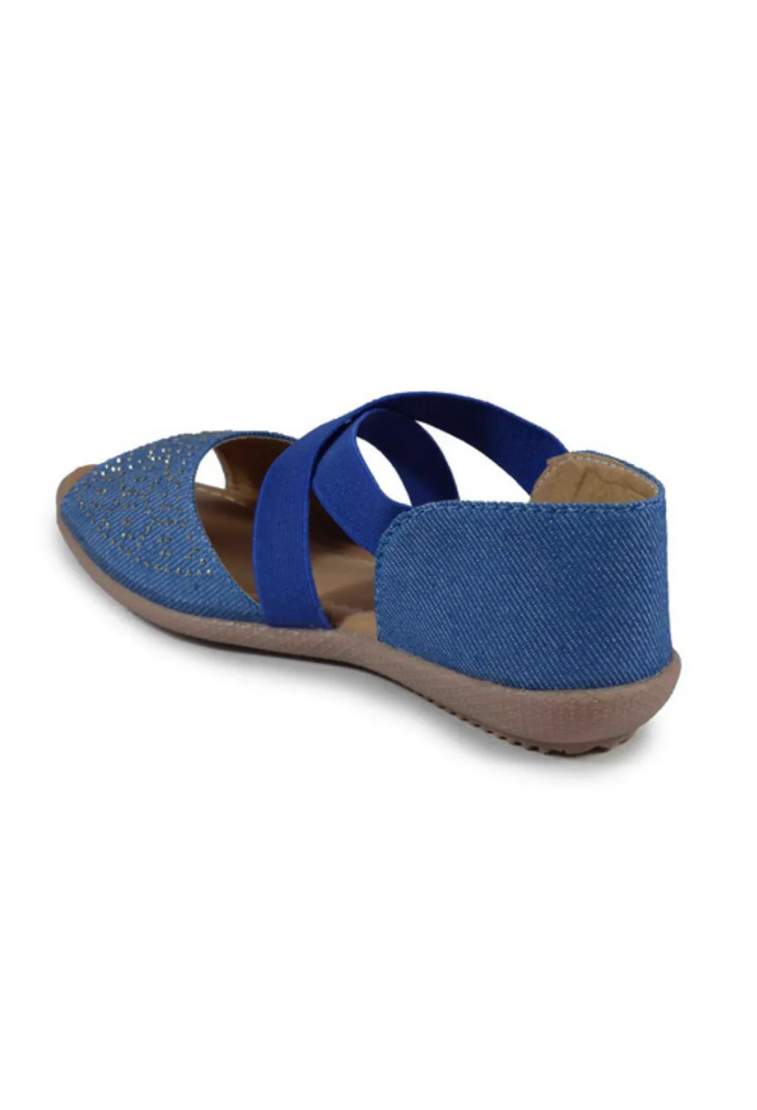 Light Blue Sandals - SKKAMAL208681BLUEB7
