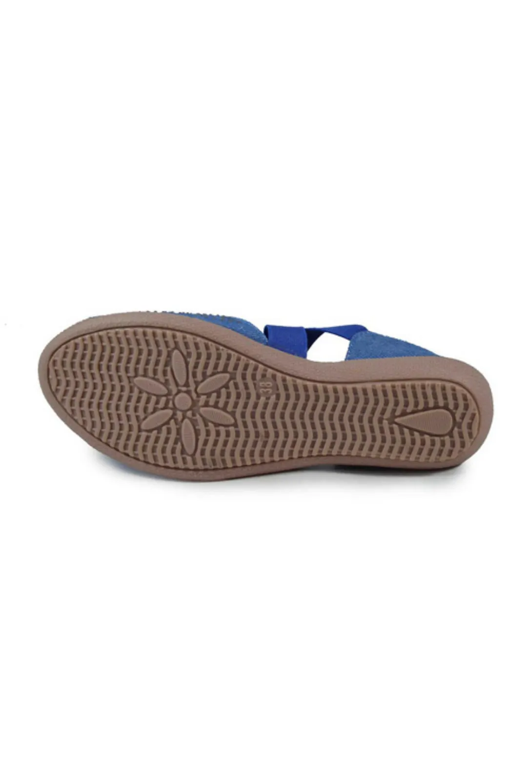 Light Blue Sandals - SKKAMAL208681BLUEB7
