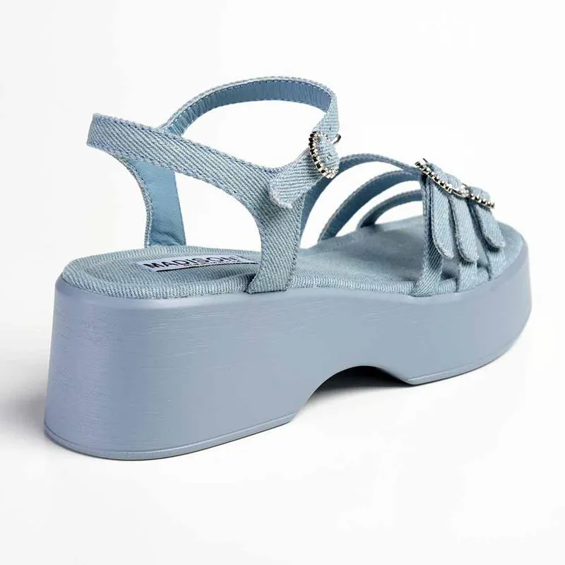 Madison Jaquenette Slingback Sandal - Light Blue